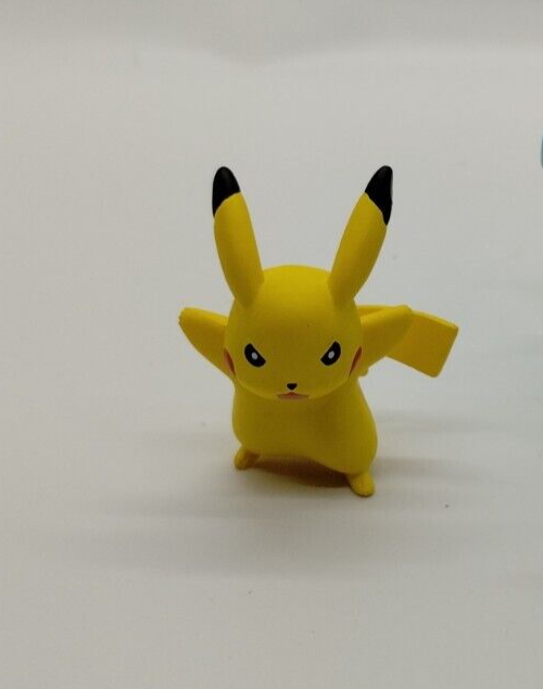 Pokémon Pikachu - Nintendo Tomy Rubber Figurine - Tiny 1.75" Tall - $5.94