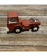 Vintage 1970 Tootsie Toy Red Pressed Metal and Plastic Semi Truck Cab Only - £4.12 GBP