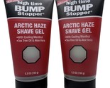 2x High Time Bump Stopper Arctic Haze Shave Gel Cream 5.3 oz Each New - £39.10 GBP