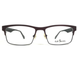 Eye Society Eyeglasses Frames ES 550 55 Col.33 Black Red Square 55-18-140 - $49.88