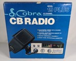 Cobra CB Radio Model 19 Plus  40 Channel with Microphone Vintage NOS - $79.99