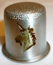 Unique Collectible Pewter Thimble Unicorn - £9.42 GBP