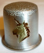 UNIQUE COLLECTIBLE PEWTER THIMBLE UNICORN - £9.38 GBP