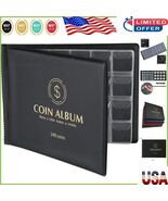 Durable 240 Capacity Coin Holder Book – Ideal for Collectors &amp; Enthusiasts - $315.07 MXN