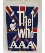THE WHO (PETE TOWNSHEND) - ORIGINAL 2006 TOUR CONCERT LAMINATE BACKSTAGE... - $20.00