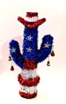 Patriotic RWB Cactus Table Decorations - 4th of July - £10.38 GBP