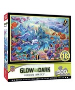 MasterPieces Hidden Images Glow In The Dark Sea Castle Delight 500pc Puz... - £15.08 GBP