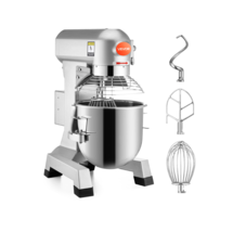 VEVOR Commercial Food Mixer, 10Qt 450W 3 Speeds Adjustable 110/178/390 R... - $369.99