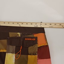 Quiksilver Cypher Series 4 Way Stretch Men's 36 (36×11) Multicolor Plaid Shorts image 5