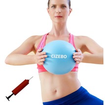 8 Inch Exercise Ball, Easy To Inflate Pilates Ball Core Ball Physical Th... - £15.74 GBP