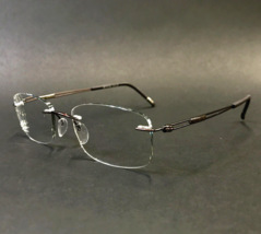 Silhouette Eyeglasses Frame 5521 70 6140 Titan Next Gen Chestnut Brown 49-19-135 - £125.79 GBP