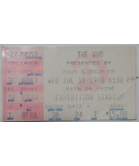 THE WHO 1980 Exhibition Stadium Toronto CHUM FM Ticket Stub Vintage VG D... - $17.50 CAD