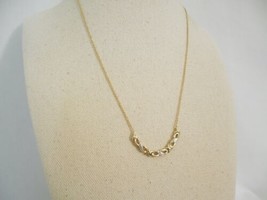 Department Store 18k Gold/SS Plated Diamond Accent Heart Necklace Y350 - £31.55 GBP