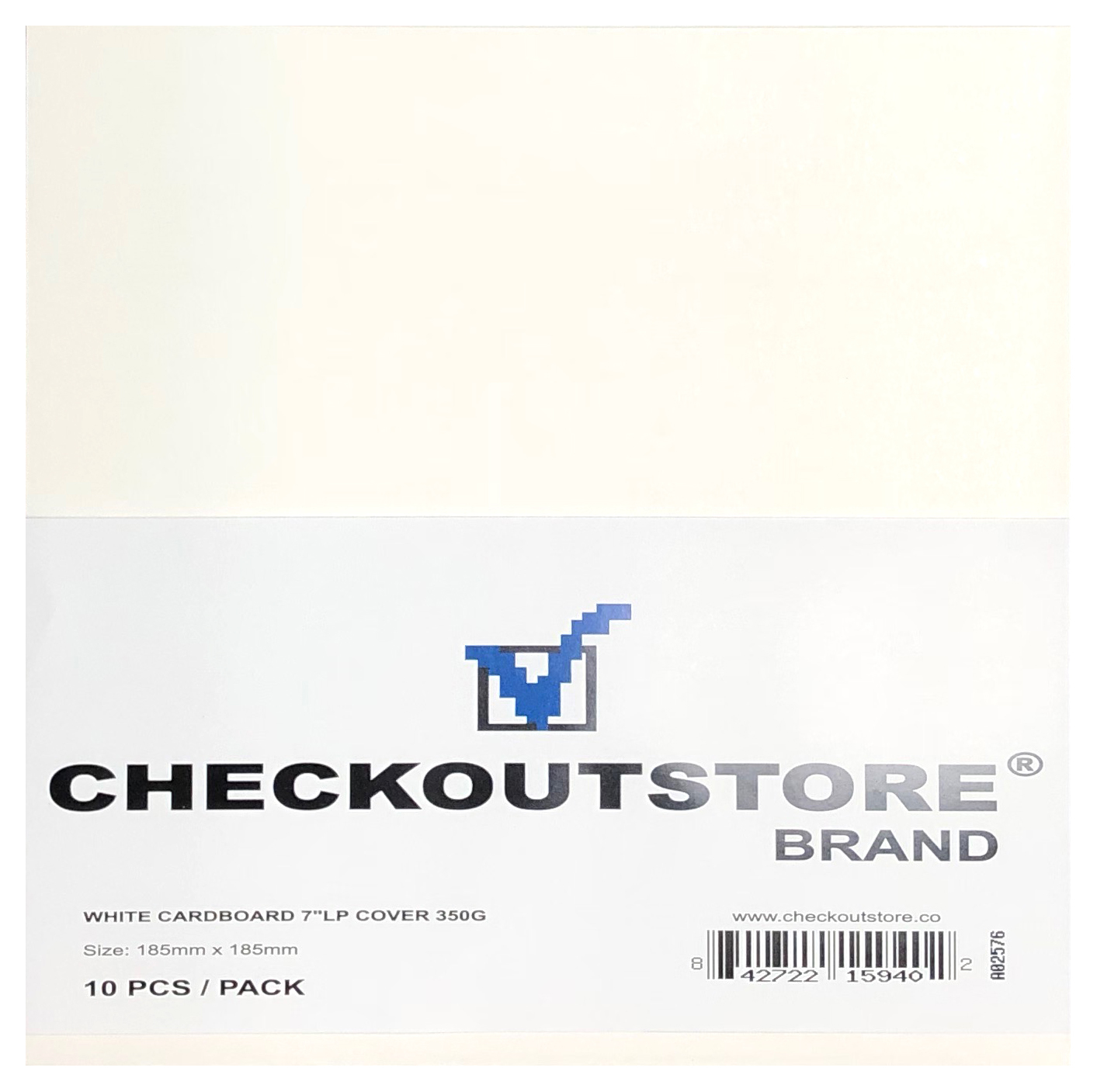 CheckOutStore Cardboard Jackets Cover for 7&quot; Vinyl 45 RPM Records - $14.10+
