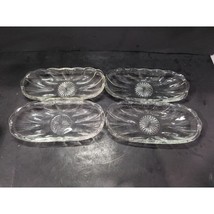 Anchor Hocking Clear Glass Celery Dish Set Of 4, Serving Dishes, Banana ... - $226.18 MXN