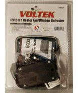 Heater Fan/ Window Defroster, VOLTEK 2 in 1, 12V, in Black.NEW. - $317.83 MXN