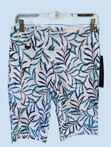 PECK&amp;PECK LADIES BRAND NEW WITH TAGS WHITE &amp; TURQUOISE CITY SHORTS SIZE ... - £30.81 GBP