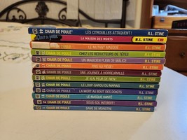 Lot of 13 Chair de Poule French Goosebumps Books Novel R L. Stine Francais Livre - £34.81 GBP