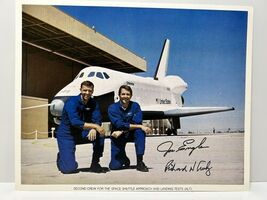 Official NASA ALT (Orbiter101) 8x10 Autopen Signed by Joe Engle &amp; Richar... - $71.24