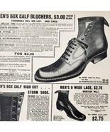 1900 Mens Goodyear Dress Shoes Advertisement Victorian Sears Roebuck 5.2... - $27.40 CAD