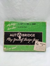 *West Bid Broken* Vintage 1957 Autobridge Play Yourself Game - £19.04 GBP