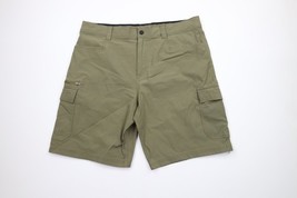 Orvis Mens 38 Voyager Tech Flat Front Outdoor Hiking Cargo Shorts Olive ... - $34.60