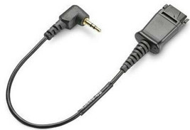 PLANTRONICS 2.5mm Male Plug to Quick Disconnect Adapter Converter Cable ... - $32.12