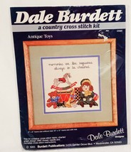 Antique Toys Counted Cross Stitch Kit Dale Burdett CK84 1985 Doll Rocking Horse - £15.17 GBP