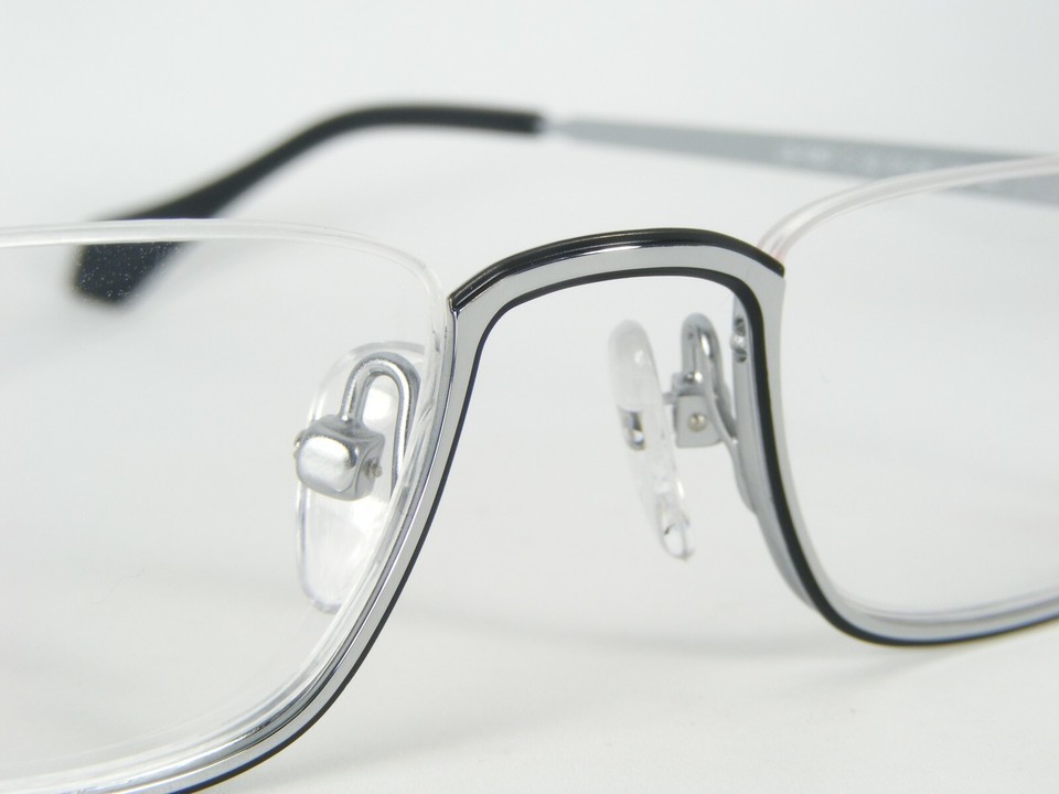 LB Design LB-1067 C 02 Silver/Black Eyeglasses Metal Frames 51-19-145mm-
show... Item image 8