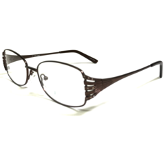 Versailles Palace Eyeglasses Frames VP209 Capri Brown Oval Crystals 53-17-135 - £29.20 GBP