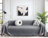 Couch Covers: Washable, Decorative, Sectional Couch Covers With Two, Gray. - $47.93