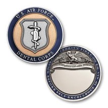 AIR FORCE DENTAL CORPS 1.75&quot; CHALLENGE COIN - £31.41 GBP
