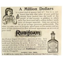Rubifoam Tooth Powder Hoyt And Co 1894 Advertisement Victorian Dental AD... - £9.80 GBP