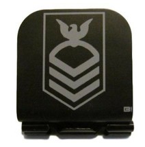 US NAVY Chief Petty Officer Rank Laser Etched Aluminum Hat Clip Brim-it - £9.24 GBP