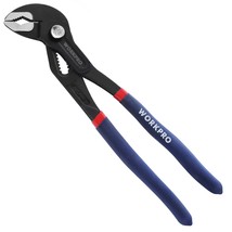 WORKPRO 9-1/2-Inch Groove Joint Pliers, Fast Adjust Tongue and Groove Pl... - £23.62 GBP
