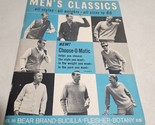 Men&#39;s Classics Vol. 96 Knitting Patterns Vests Cardigans Sweaters 1966 - $12.98