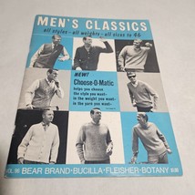Men&#39;s Classics Vol. 96 Knitting Patterns Vests Cardigans Sweaters 1966 - $12.98
