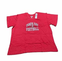 New NFL Women’s Tampa Bay Buccaneers Football Graphic T-Shirt, Red, Size 4x - $12.64