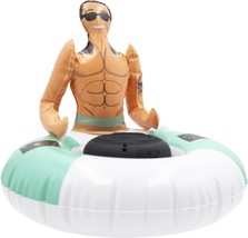 Drinking Buddies DJ Floating Bluetooth Speaker with Pool Hunk Waterproof Fully S - £29.62 GBP