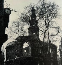 St Clement Danes Ruins 1943 In The Strand Literary England Photo Print D... - £23.64 GBP