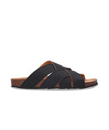 Schwarz vegan Sandalen Unisex gepolstert anatomisch Upcycling Autoreifen... - $133.38 CAD