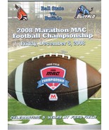 2008 MAC Championship Game Program Ball State Cardinals Buffalo Bulls - $178.78 CAD