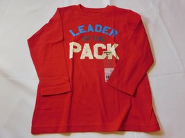 Osh Kosh B&#39;Gosh Youth Boy&#39;s Long Sleeve T Shirt Red Leader Size Variations NWT - £10.44 GBP
