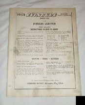 1953 Evinrude Outboard Parts List Catalog - All Models - $32.88