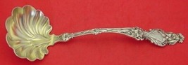 Lily by Whiting Sterling Silver Soup Ladle Gold Washed Flat Handle Orig 12 1/2&quot; - £1,019.04 GBP