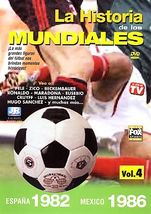 La Historia de los Mundiales - Vol. 4: Espańa 1982 / Mexico 1986 (DVD, 2... - $19.59