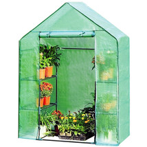 Portable 4 Tier Walk-in Plant Greenhouse with 8 Shelves - £73.01 GBP