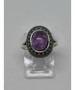 Amethyst Light Purple Ring 925 Sterling Silver Size-9 / FREE SHIPPING - $538.46 MXN