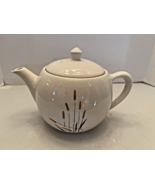 Vintage Sears &amp; Roebuck Cattail Cattail Pattern Tea Coffee Pot with Lid - €23,58 EUR