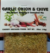 Garlic Onion & Chive Dip Mix (2 mixes) dips spreads cheese balls salad dressings - £9.84 GBP